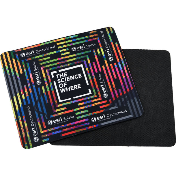 Textiles Mousepad mit Rubberrückseite