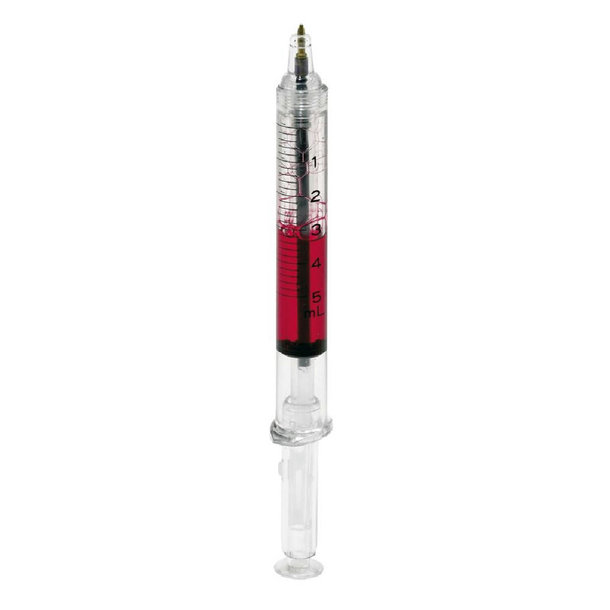 Transparenter Kugelschreiber INJECTION