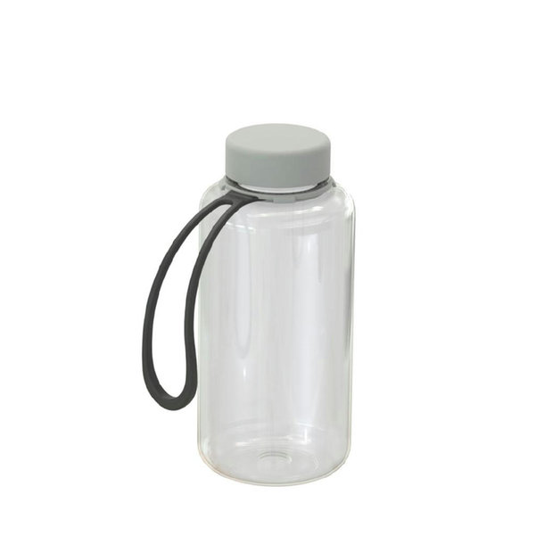 Trinkflasche "Refresh" klar-transparent inkl. Strap 0,7 l