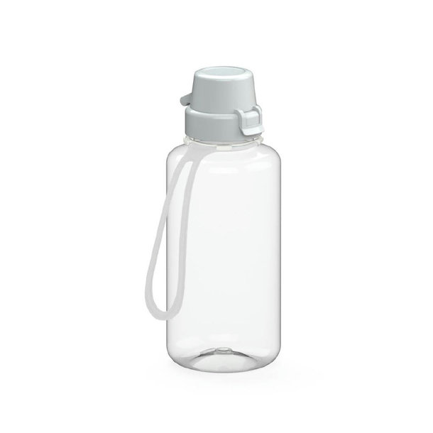 Trinkflasche "School" klar-transparent inkl. Strap 0,7 l