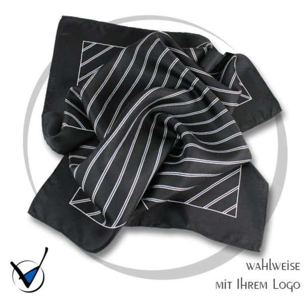 Tuch Kollektion Dessin 37A-6 - Schwarz/Weiß