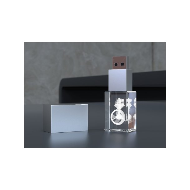 USB CRYSTAL 3D (8GB)