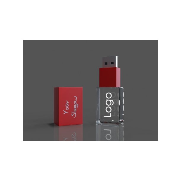 USB CRYSTAL 3D colour (8GB) 