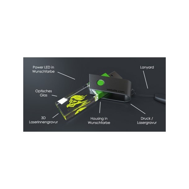 USB Crystal turn (4GB)
