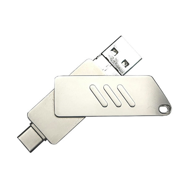 USB-Stick 4in1 OTG 09 USB 3.0 Flash Disk   8 GB Silber