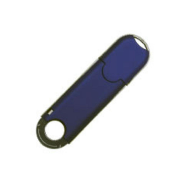 USB-Stick C21 gummiert USB 2.0 Flash Disk   1 GB Blau