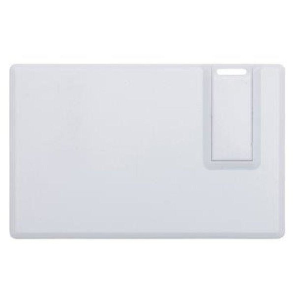 USB-Stick Credit Card 3 USB 2.0 COB   1 GB Weiß