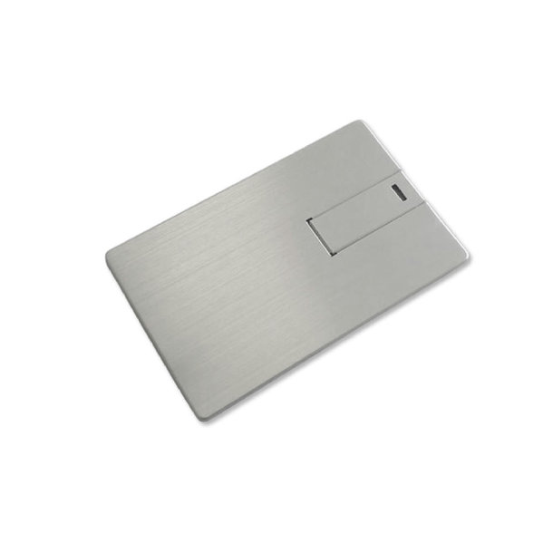 USB-Stick Credit Card 5 Alu USB 2.0 COB   1 GB Silber