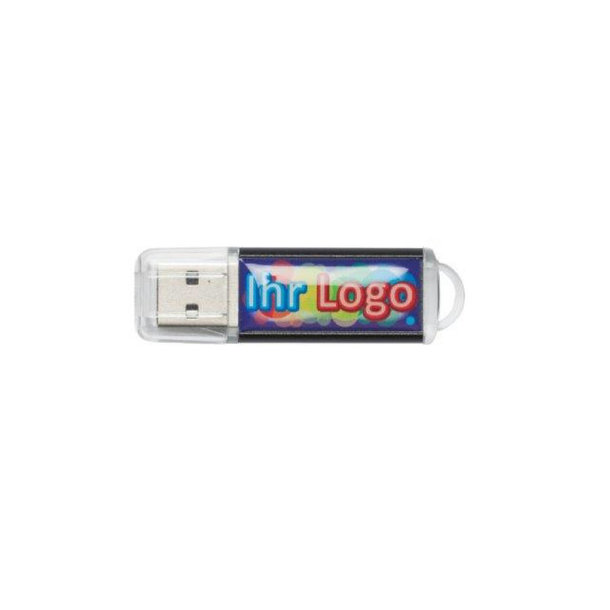 USB-Stick F47 Doming USB 2.0 Flash Disk   1 GB Schwarz