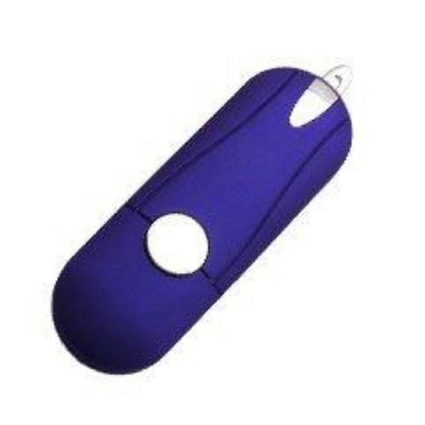 USB-Stick F60 gummiert USB 2.0 Flash Disk   1 GB Blau