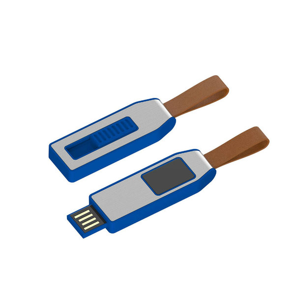 USB-Stick LED 04 USB 2.0 COB   1 GB Blau