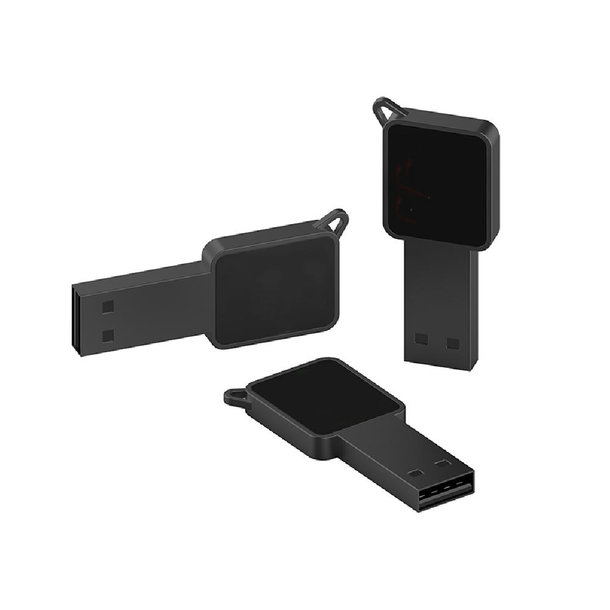 USB-Stick LED 08 USB 2.0 COB   1 GB Schwarz