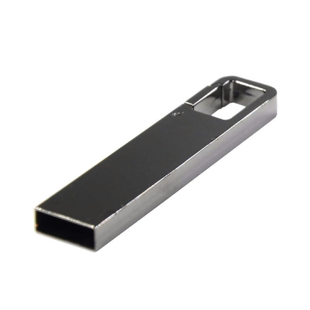 USB-Stick Mini 064 USB 2.0 COB   1 GB Gun-Metallic (glänzend)
