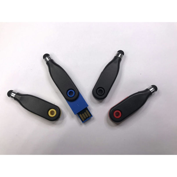 USB-Stick Mini 071 USB 2.0 COB   1 GB Schwarz/Blau