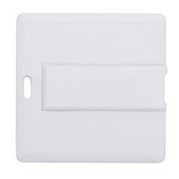 USB-Stick Mini Credit Card 8 USB 2.0 COB   1 GB Weiß