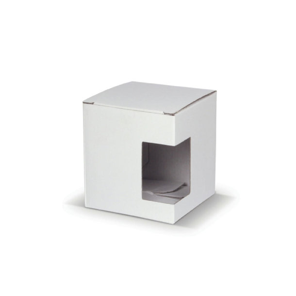 Verpackung Tassen mit Fenster