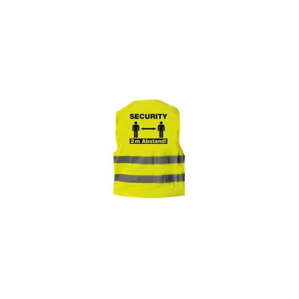 Warnweste Security 2 Meter Abstand