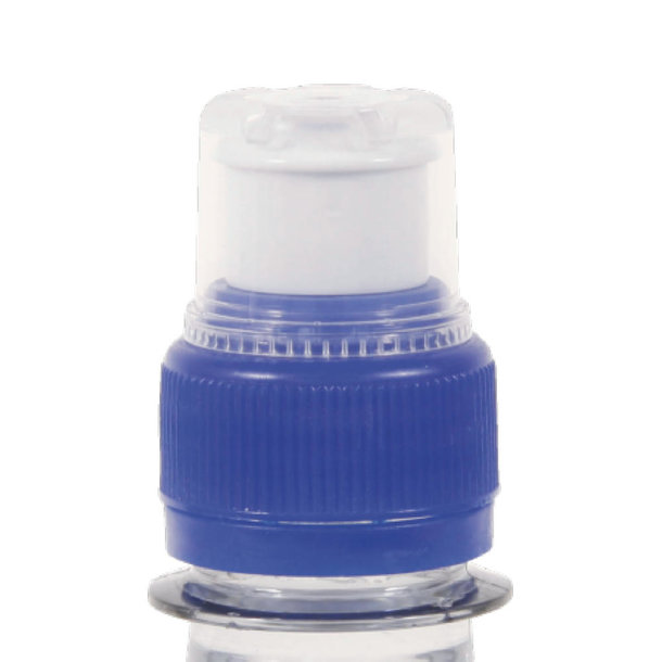 Wasserflasche rund 330 ml mit Trinkverschluß