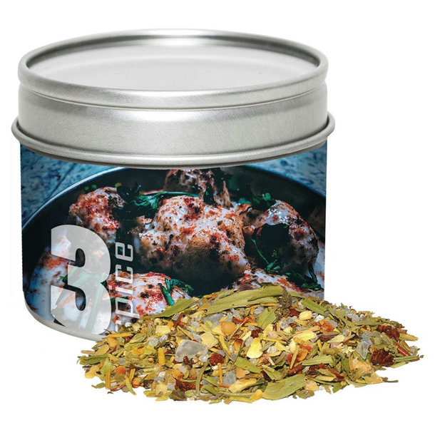 Weihnachts Gewürzmischung Fisch, ca. 30g, Metalldose mit Sichtfenster