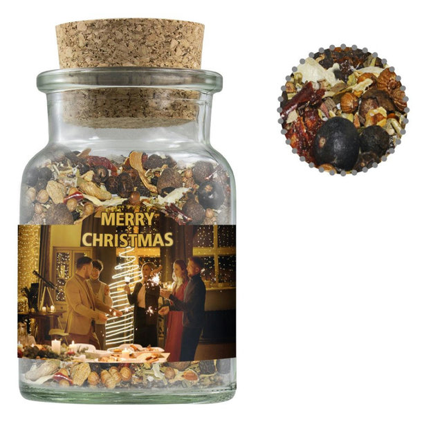 Weihnachts Gewürzmischung Wild, ca. 60g, Korkenglas