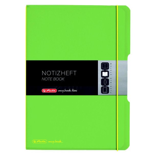 herlitz my.book flex DIN A4 PP Kunststoff 2 x 40 Grün