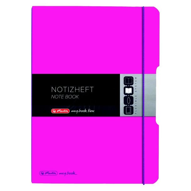 herlitz my.book flex DIN A4 PP Kunststoff 2 x 40 Pink