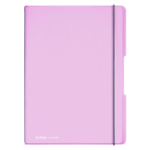 herlitz my.book flex DIN A4 PP Kunststoff 2 x 40 Rosé