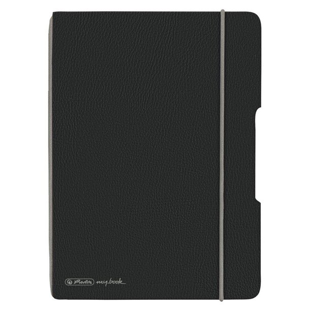 herlitz my.book flex DIN A5 Lederoptik Schwarz