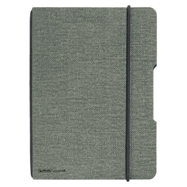 herlitz my.book flex DIN A5 Leinenoptik Grau