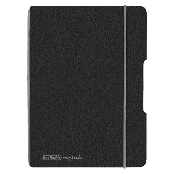 herlitz my.book flex DIN A6 Lederoptik Schwarz