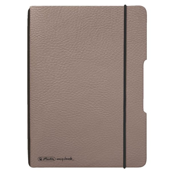 herlitz my.book flex DIN A6 Lederoptik Taupe