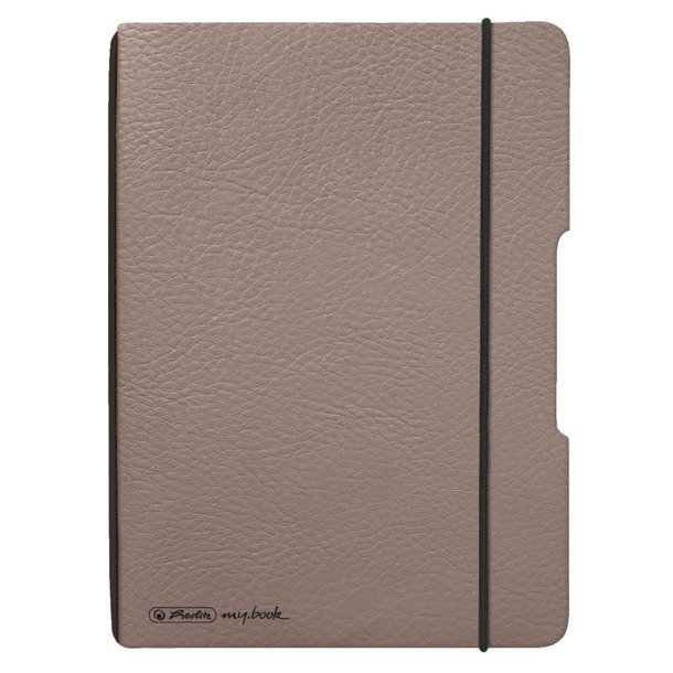 herlitz my.book flex DIN A6 Lederoptik Taupe