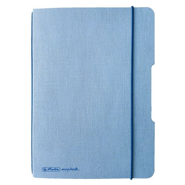 herlitz my.book flex DIN A6 Leinenoptik Blau