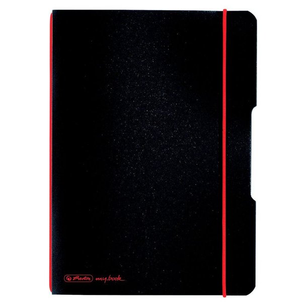 herlitz my.book flex DIN A6 PP Kunststoff Schwarz