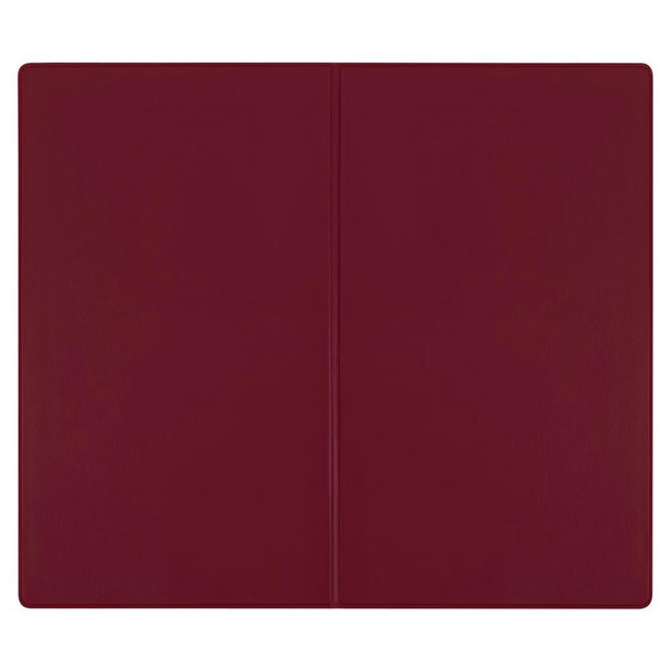 thanxx® Flugtickettasche "Ticket1" Normalfolie bordeaux