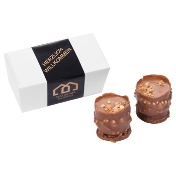 2 PRALINEN IN EDLER KARTONAGE