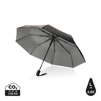 21" Impact AWARE™ RPET 190T Pongee Bi-Color Mini-Schirm