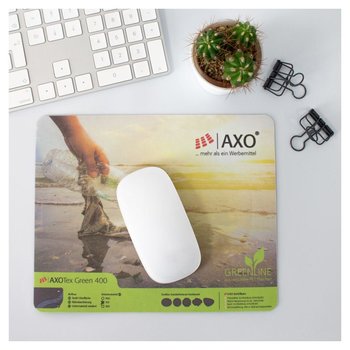 AXOPAD® Mousepad AXOTex Green 400, 24 x 19,5 cm rechteckig, 2,4 mm dick