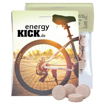 Acerola-Kirsch Drops, ca. 15g, Express Midi-Tüte mit Werbereiter