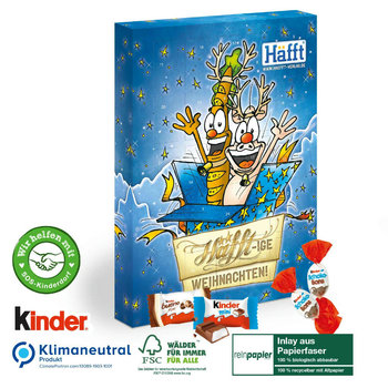 Adventskalender kinder® „Happy Moments“, Inlay aus Papierfaser