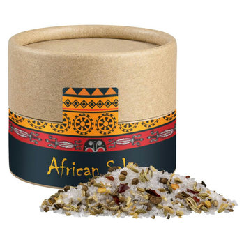 Afrikanisches Salz, ca. 50g, Biologisch abbaubare Eco Pappdose Mini
