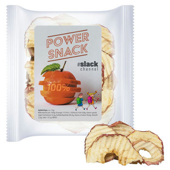 Apfelchips, ca. 15g, Express Maxi-XL-Tüte mit Etikett