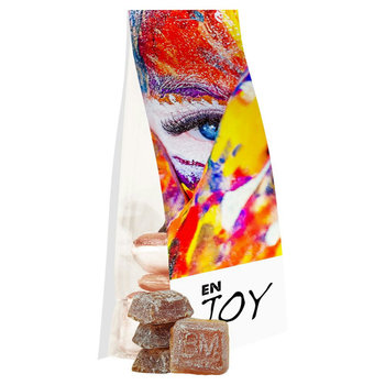Bayrisch Malz Bonbons, ca. 40g, Express Blockbodenbeutel mit Werbereiter