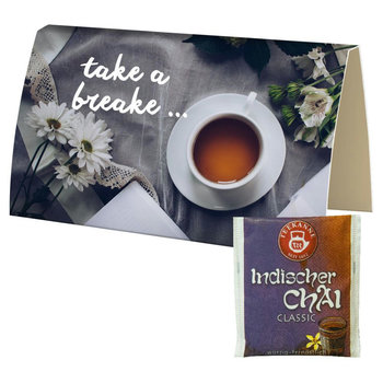 Beuteltee Indischer Chai - Classic, ca. 2g, Werbekarte gefaltet