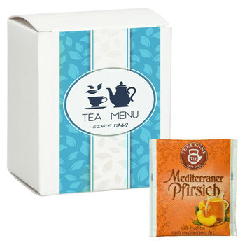Beuteltee Mediterraner Pfirsich, 5 Stück, 12,5g, Faltschachtel