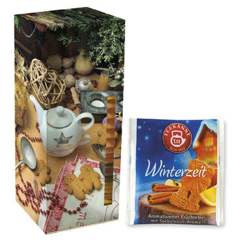 Beuteltee Winterzeit, 24 Stück, 72g, Faltschachtel Teetower