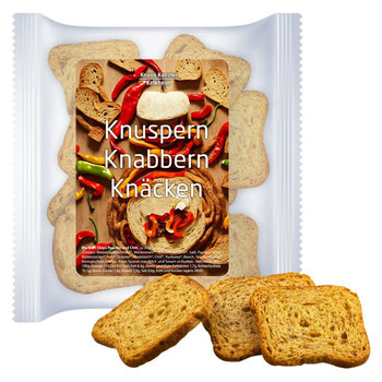 Brot Chips Paprika und Chili, ca. 20g, Express Maxi-XL-Tüte mit Etikett