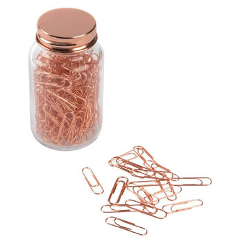 Büroklammern im Glas COPPER CLIP