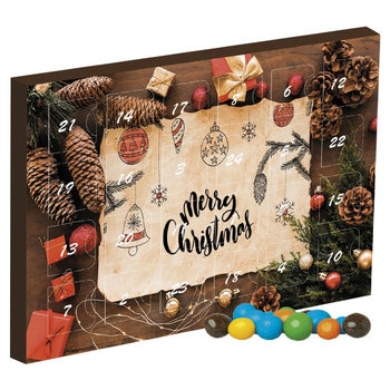 Bunte Schoko Erdnüsse, ca. 55g, Adventskalender Mini