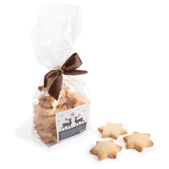 Butterkeks Sterne im Klarsichtbeutel